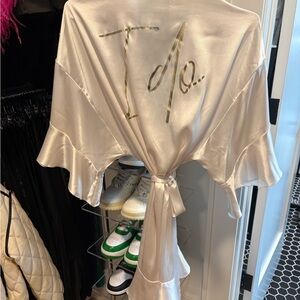 Victoria's Secret “I do” Cream Bridal Robe✨